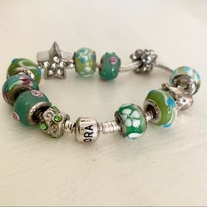 Authentic Pandora 925 charm bracelet